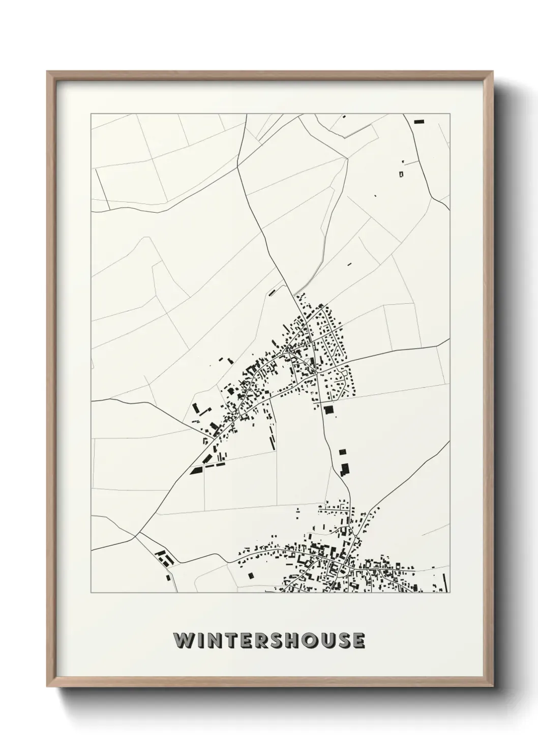 Un poster carte Wintershouse