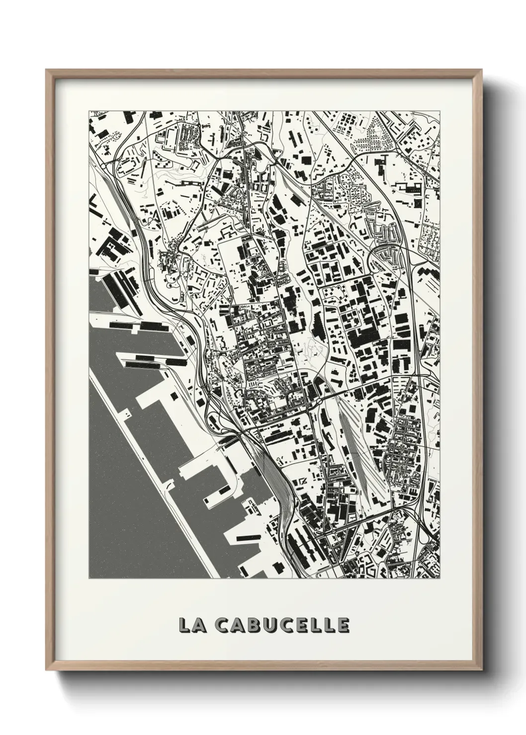 Un poster carte La Cabucelle