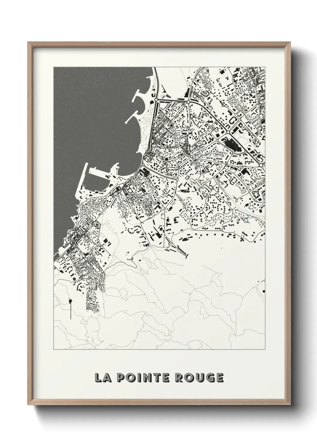 Un poster carteLa Pointe Rouge
