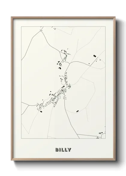 Une affiche de carte sur Billy