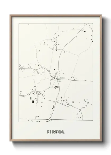 Une affiche de carte sur Firfol