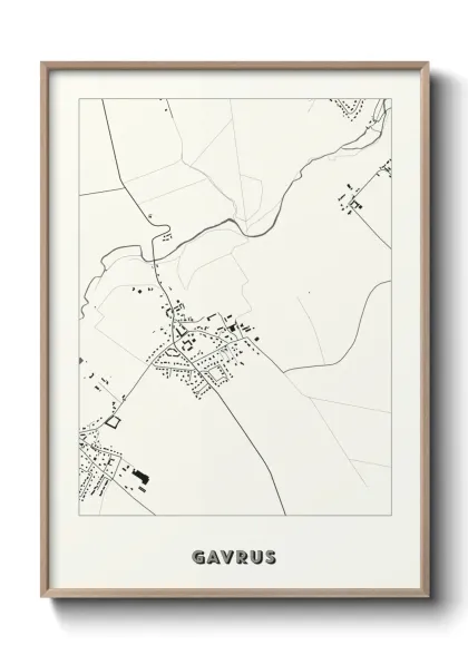 Une affiche de carte sur Gavrus