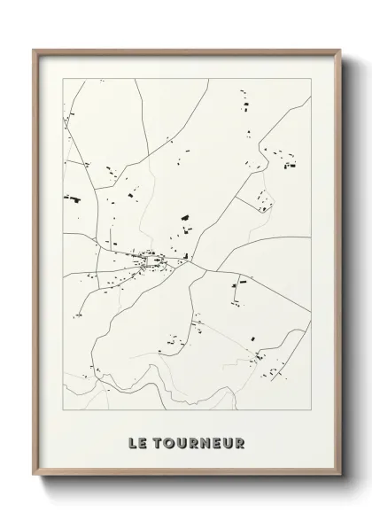 Une affiche de carte sur Le Tourneur