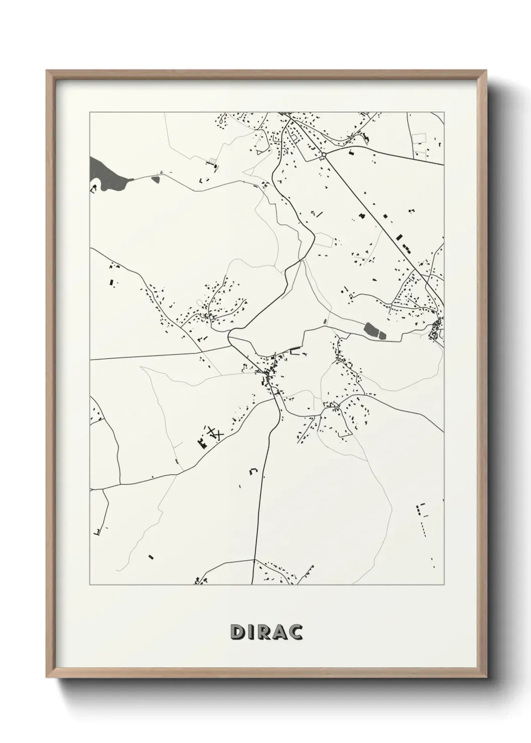 Un poster carte Dirac