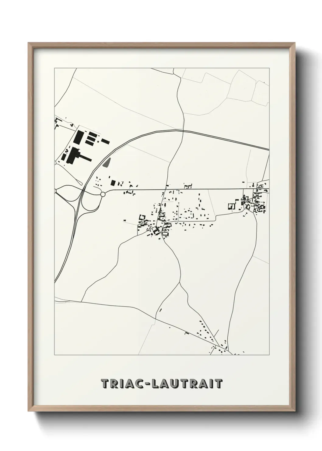 Un poster carteTriac-Lautrait