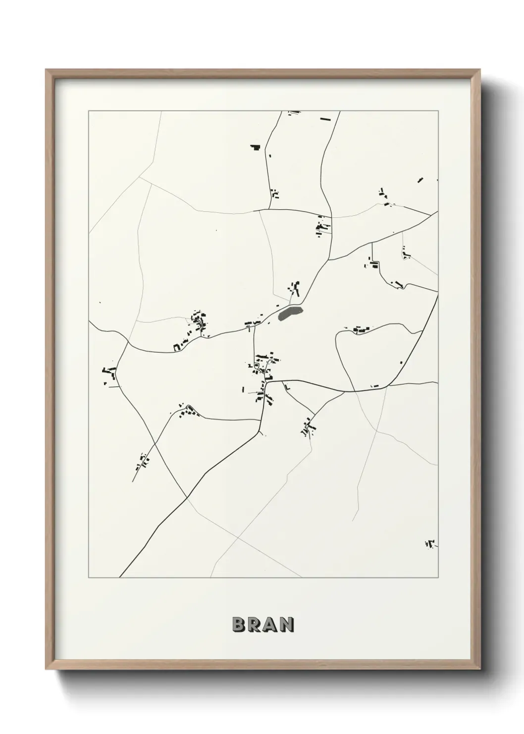 Un poster carte Bran
