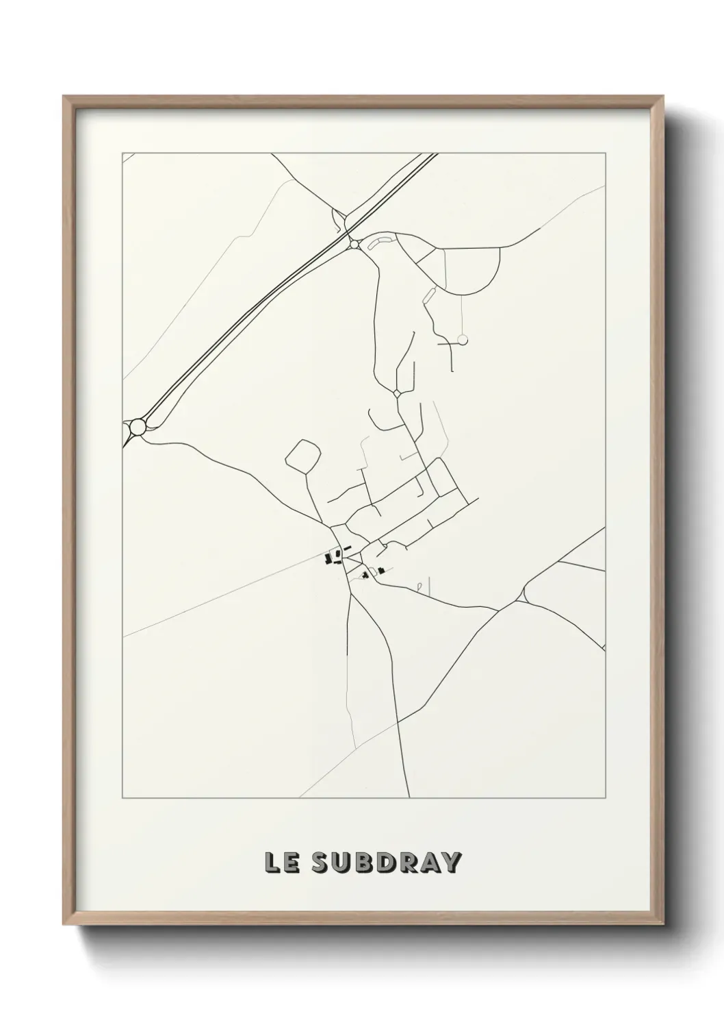Un poster carteLe Subdray