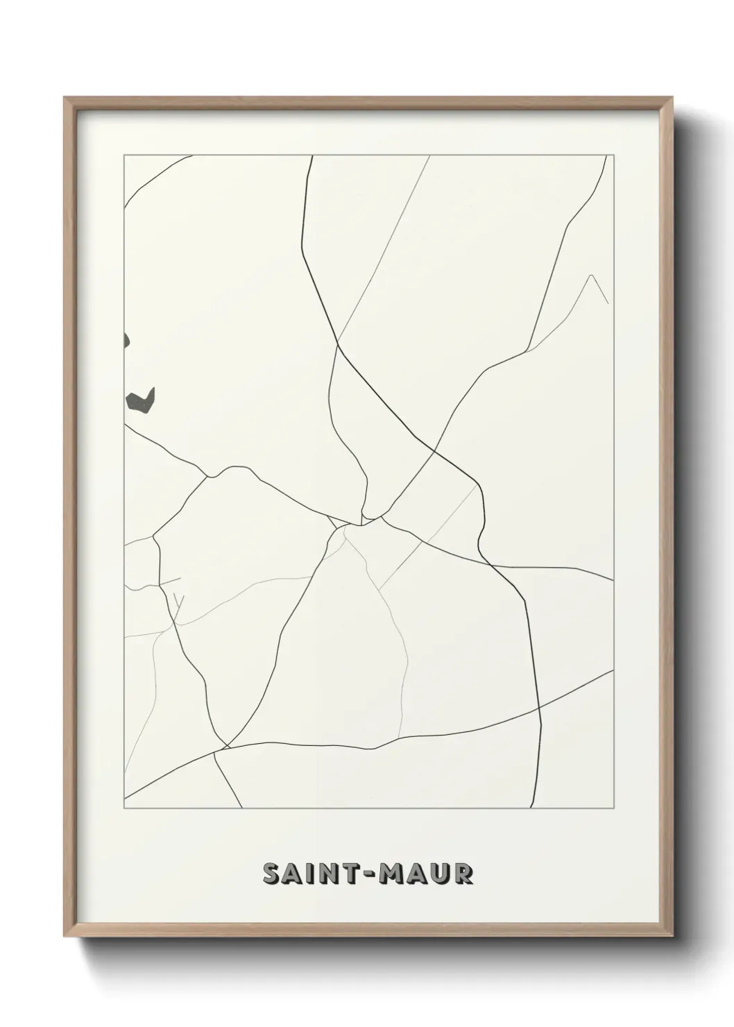 Un poster carteSaint-Maur