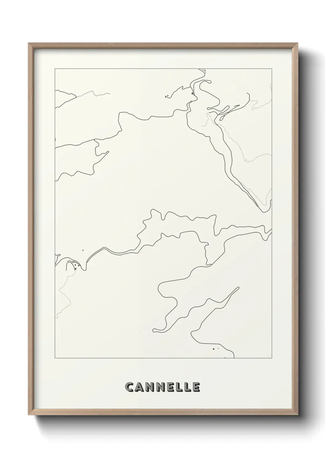 Un poster carte Cannelle