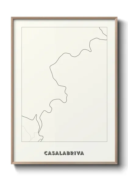 Une affiche de carte sur Casalabriva