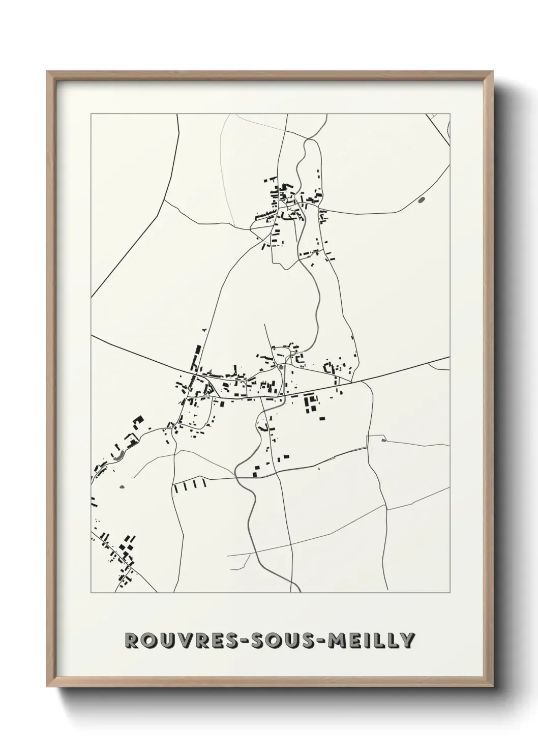 Un poster carteRouvres-sous-Meilly