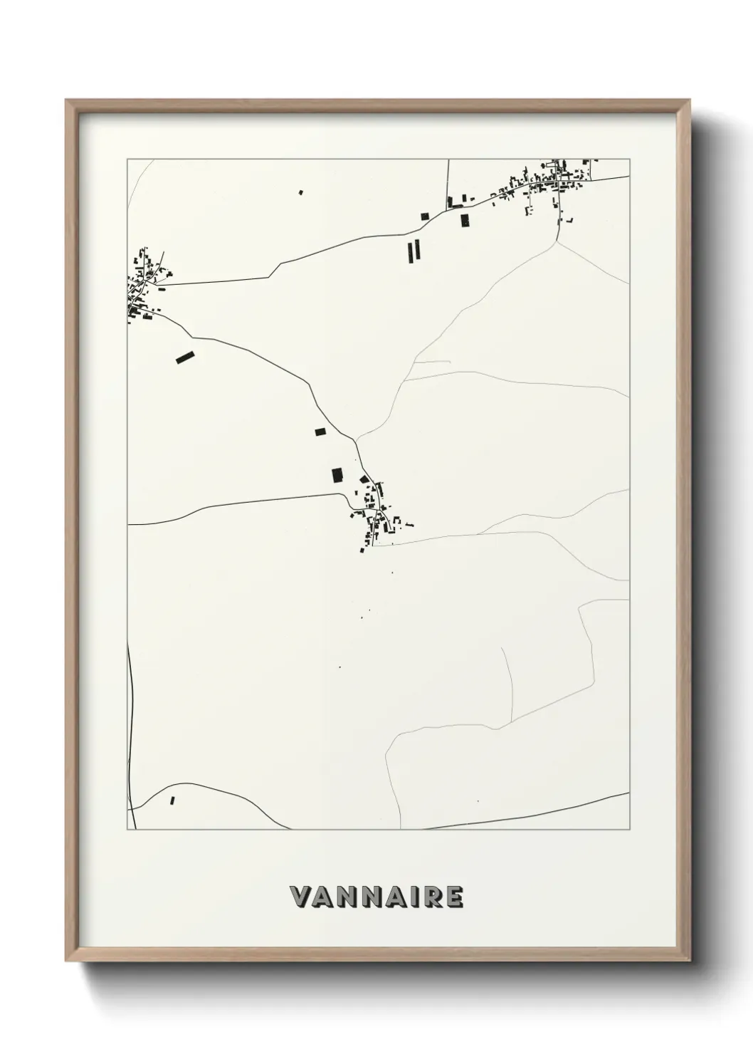 Un poster carte Vannaire
