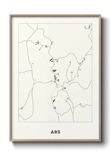 Une affiche de carte sur Ars