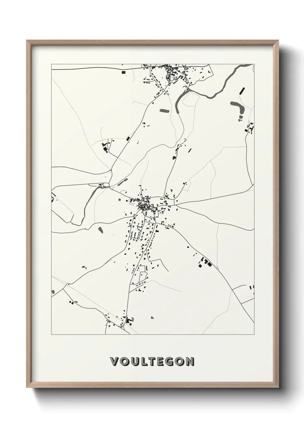 Un poster carte Voultegon