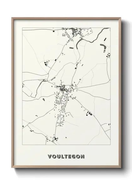 Une affiche de carte sur Voultegon