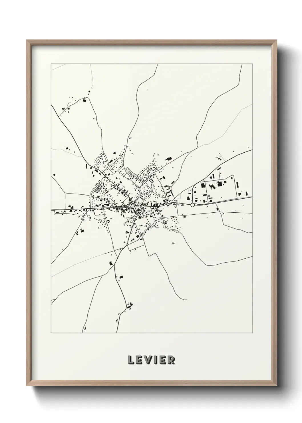 Un poster carte Levier