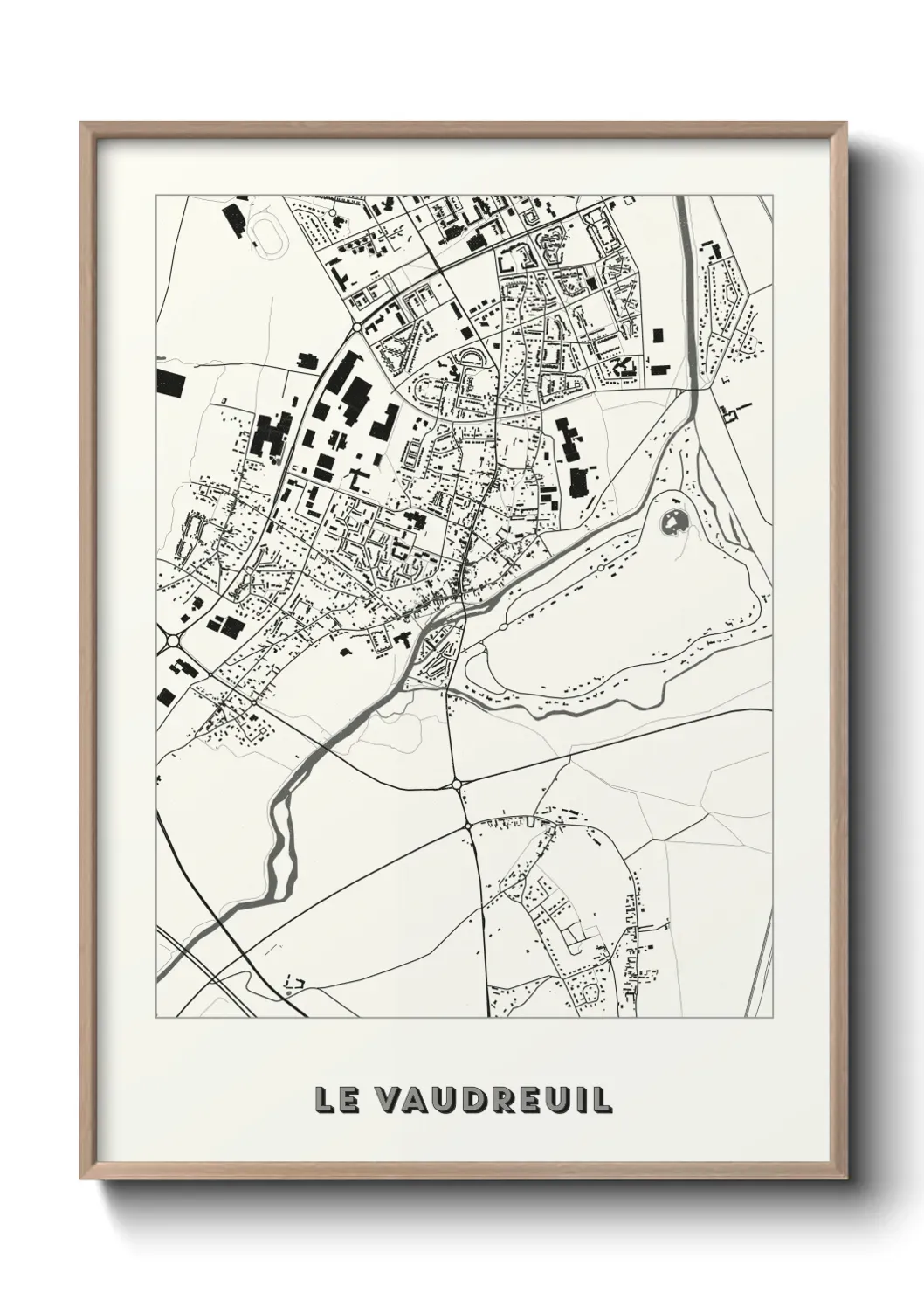 Un poster carteLe Vaudreuil