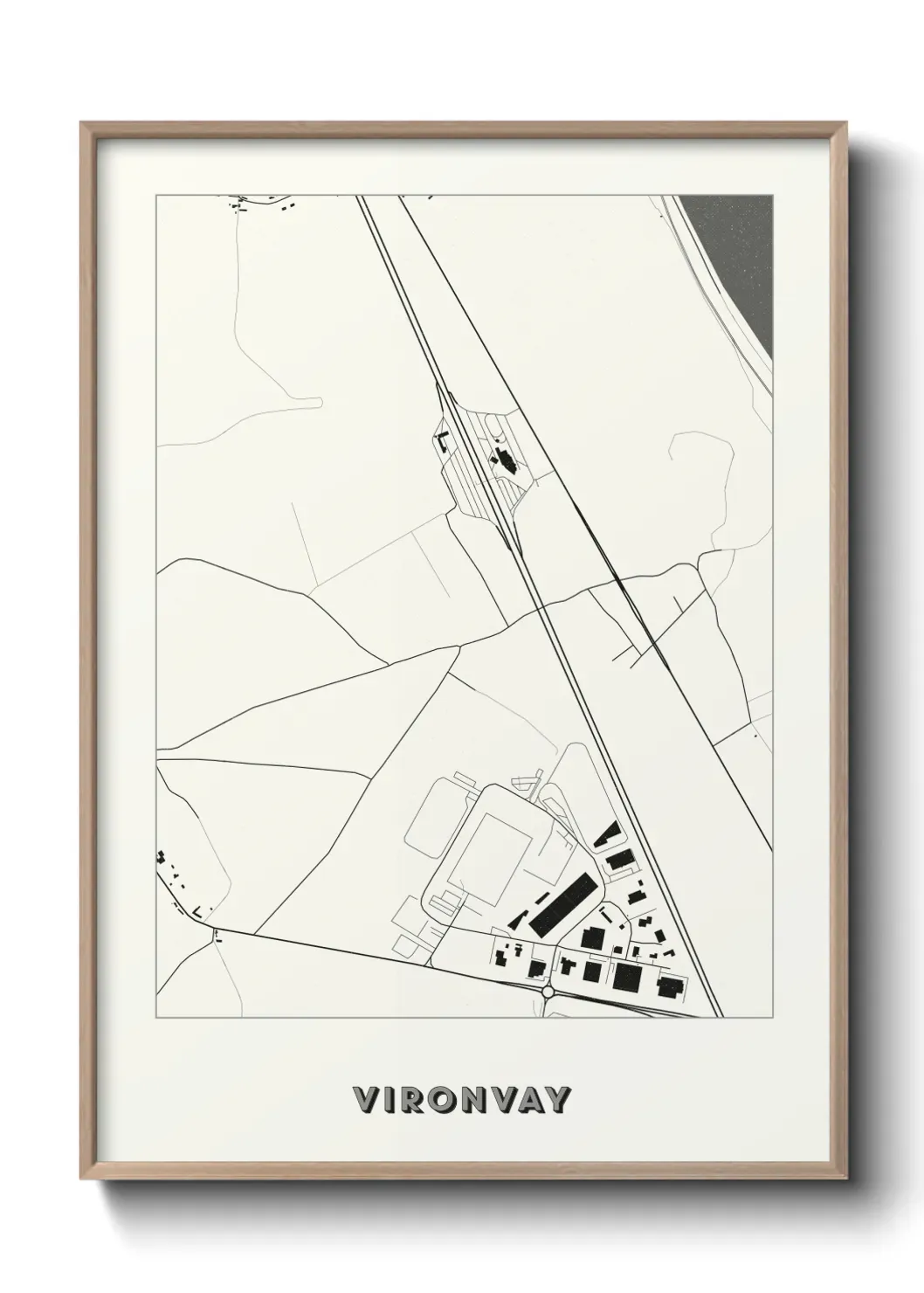 Un poster carte Vironvay