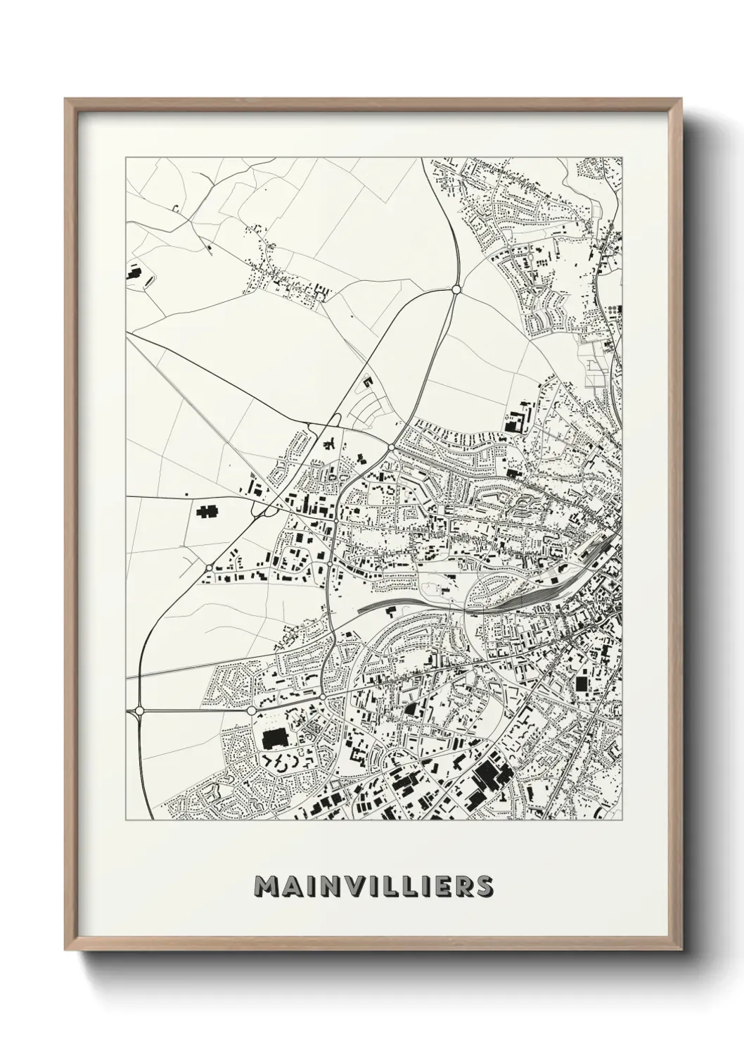 Un poster carteMainvilliers