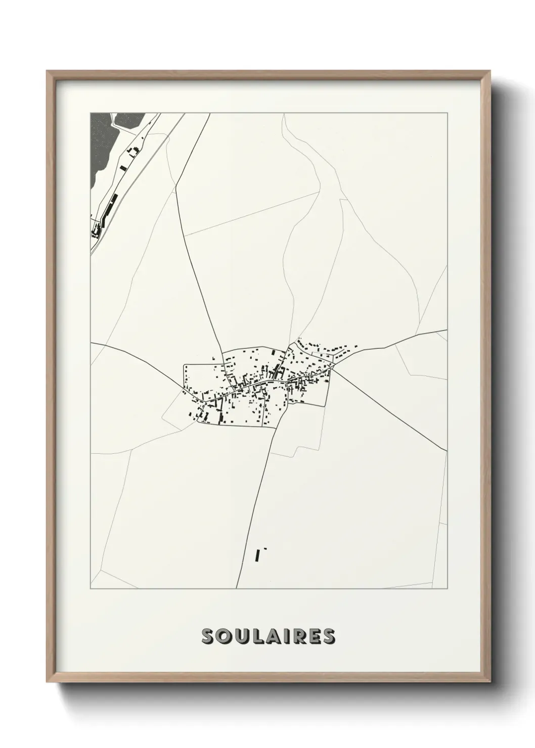 Un poster carte Soulaires