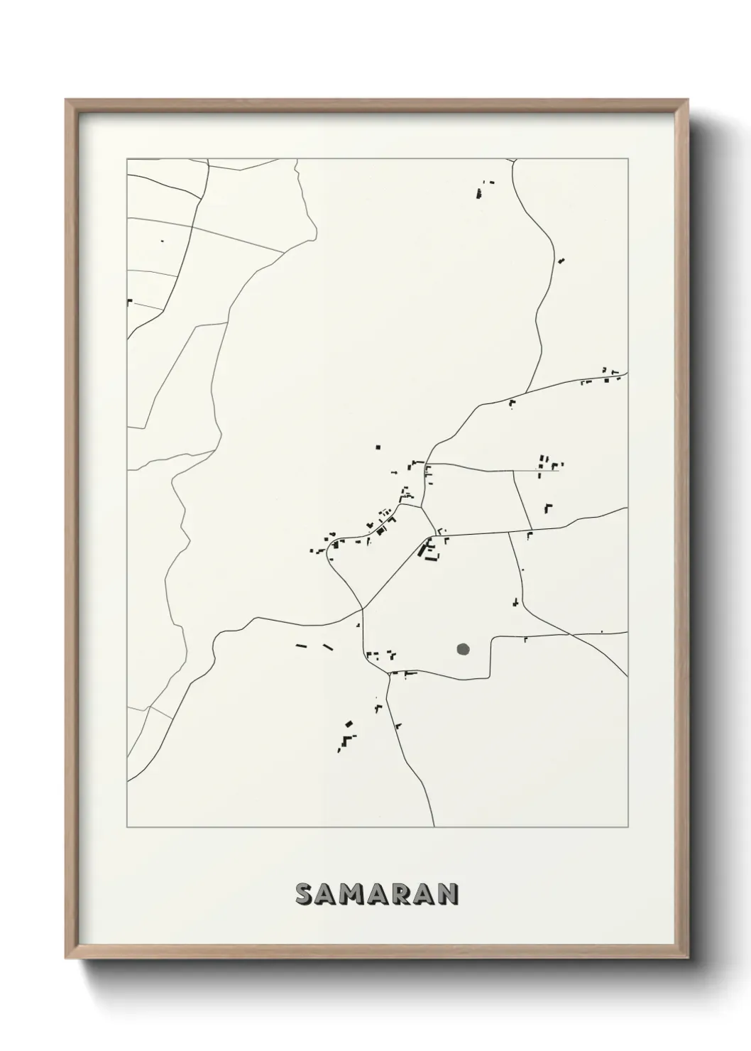 Un poster carte Samaran