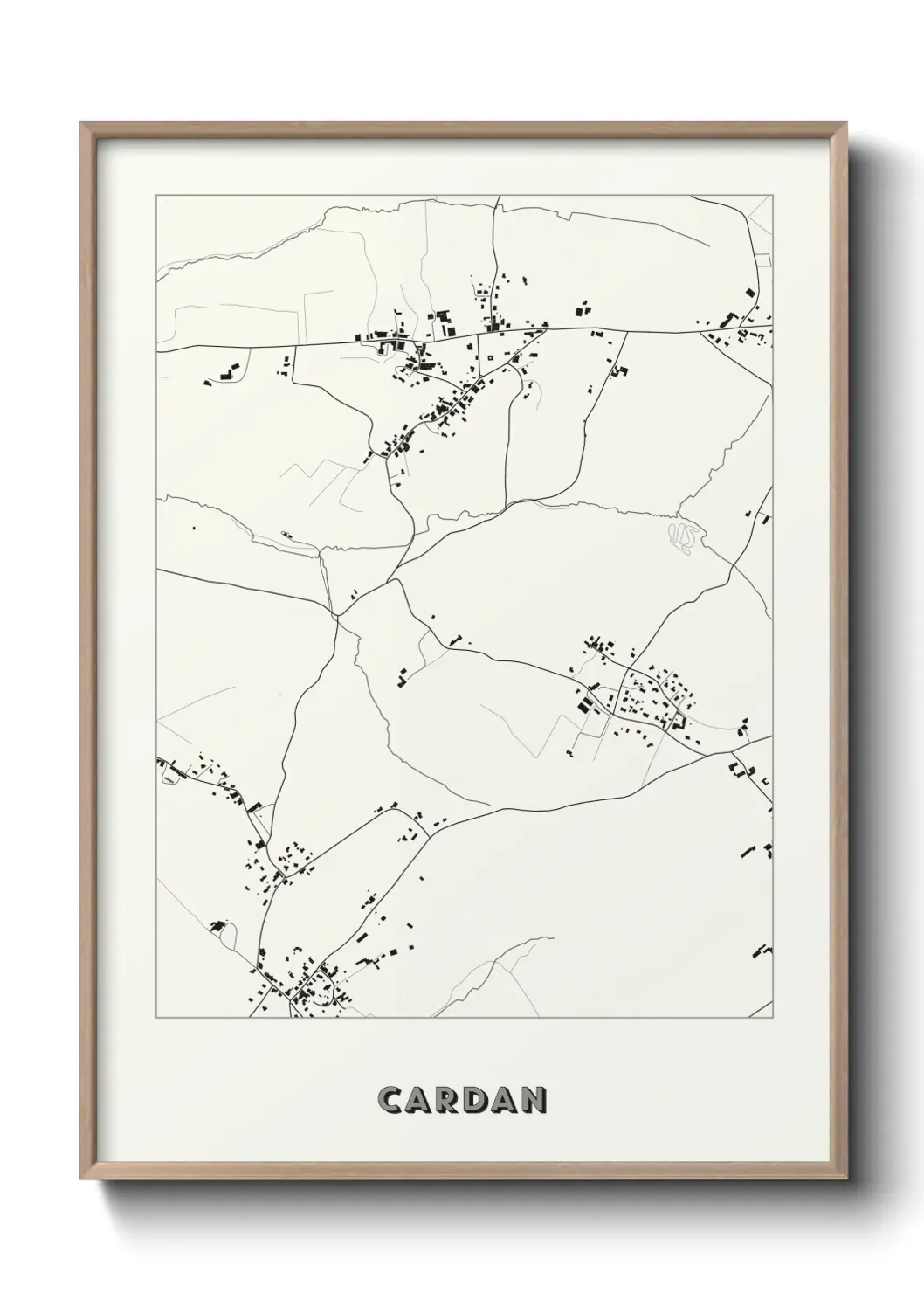 Un poster carte Cardan