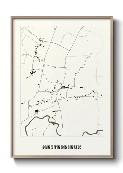 Une affiche de carte sur Mesterrieux