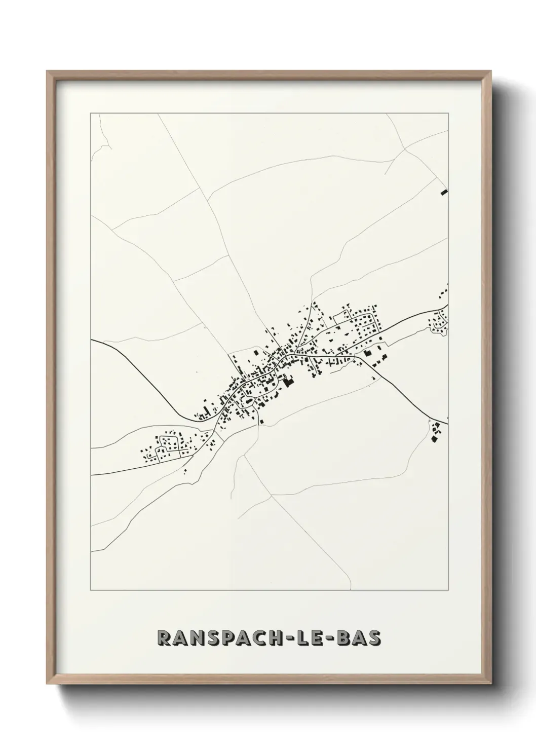 Un poster carteRanspach-le-Bas