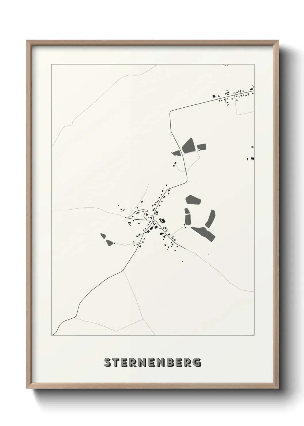 Un poster carte Sternenberg