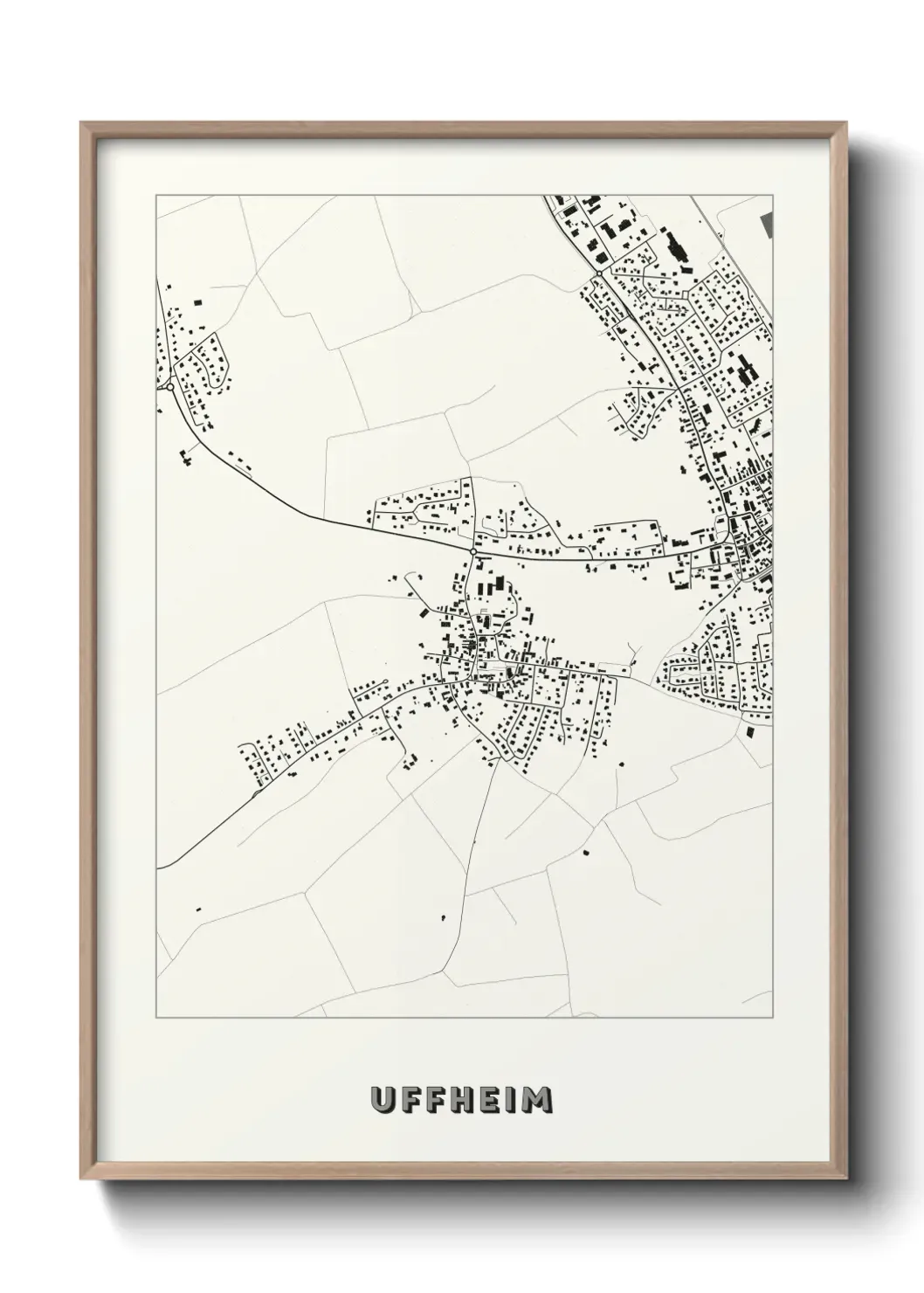 Un poster carte Uffheim