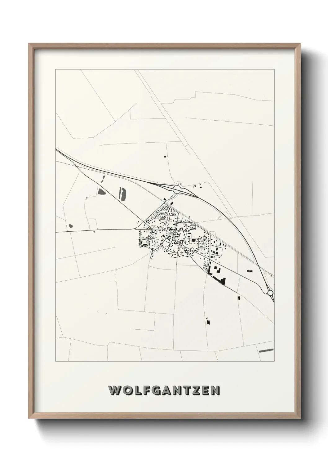 Un poster carte Wolfgantzen