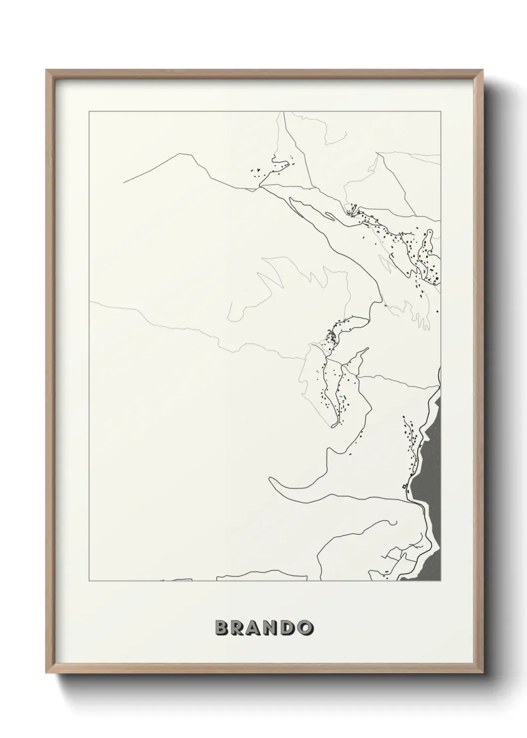 Un poster carte Brando