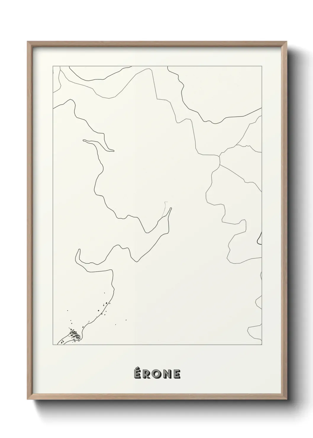 Un poster carte Érone