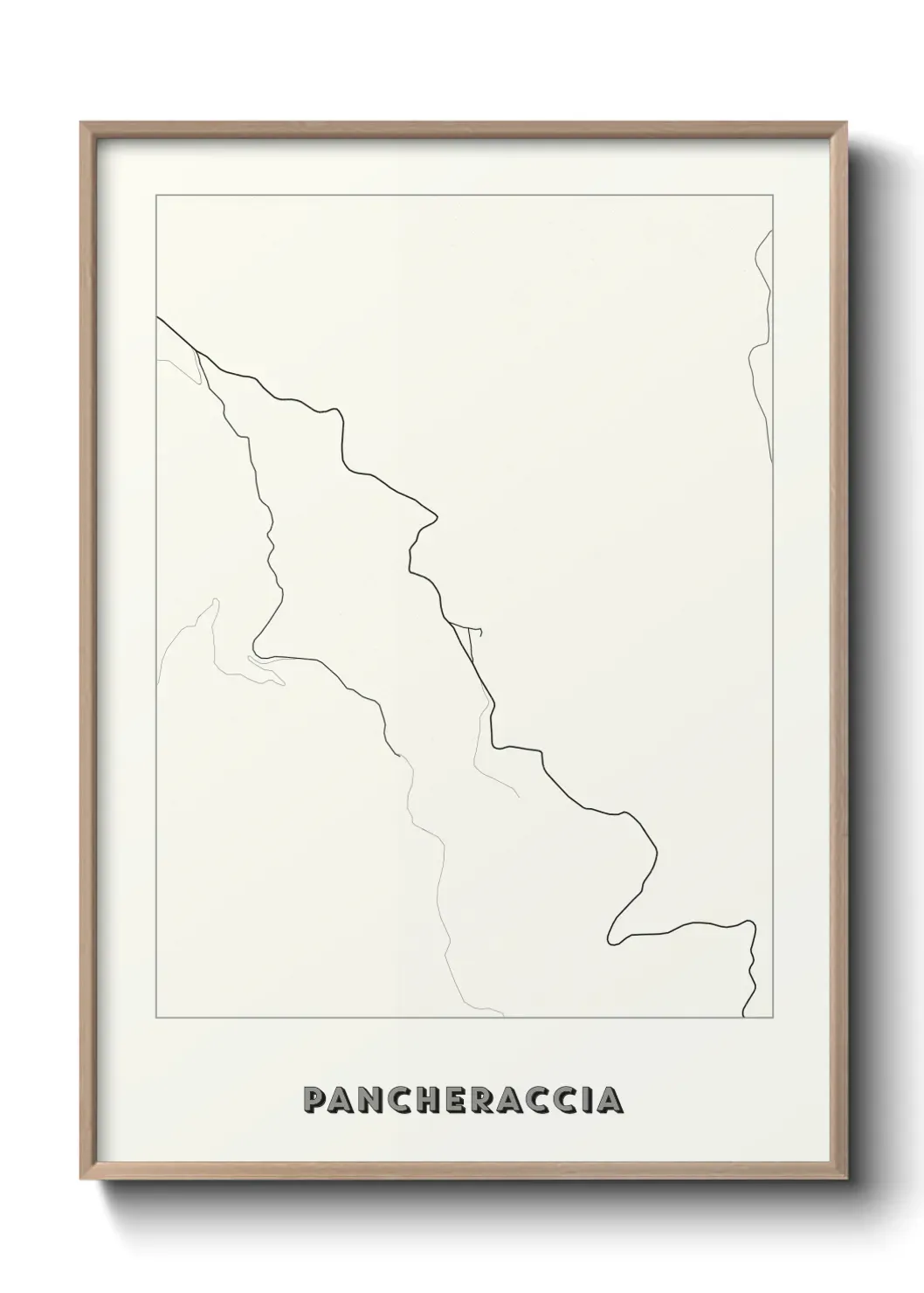 Un poster carte Pancheraccia