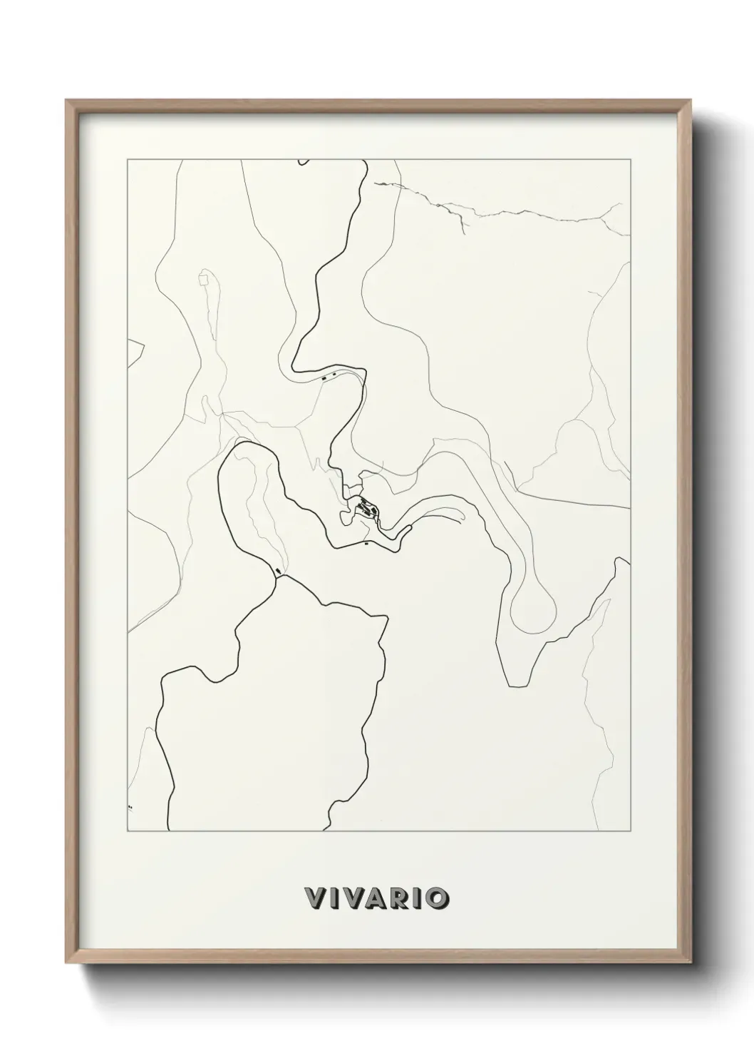 Un poster carte Vivario