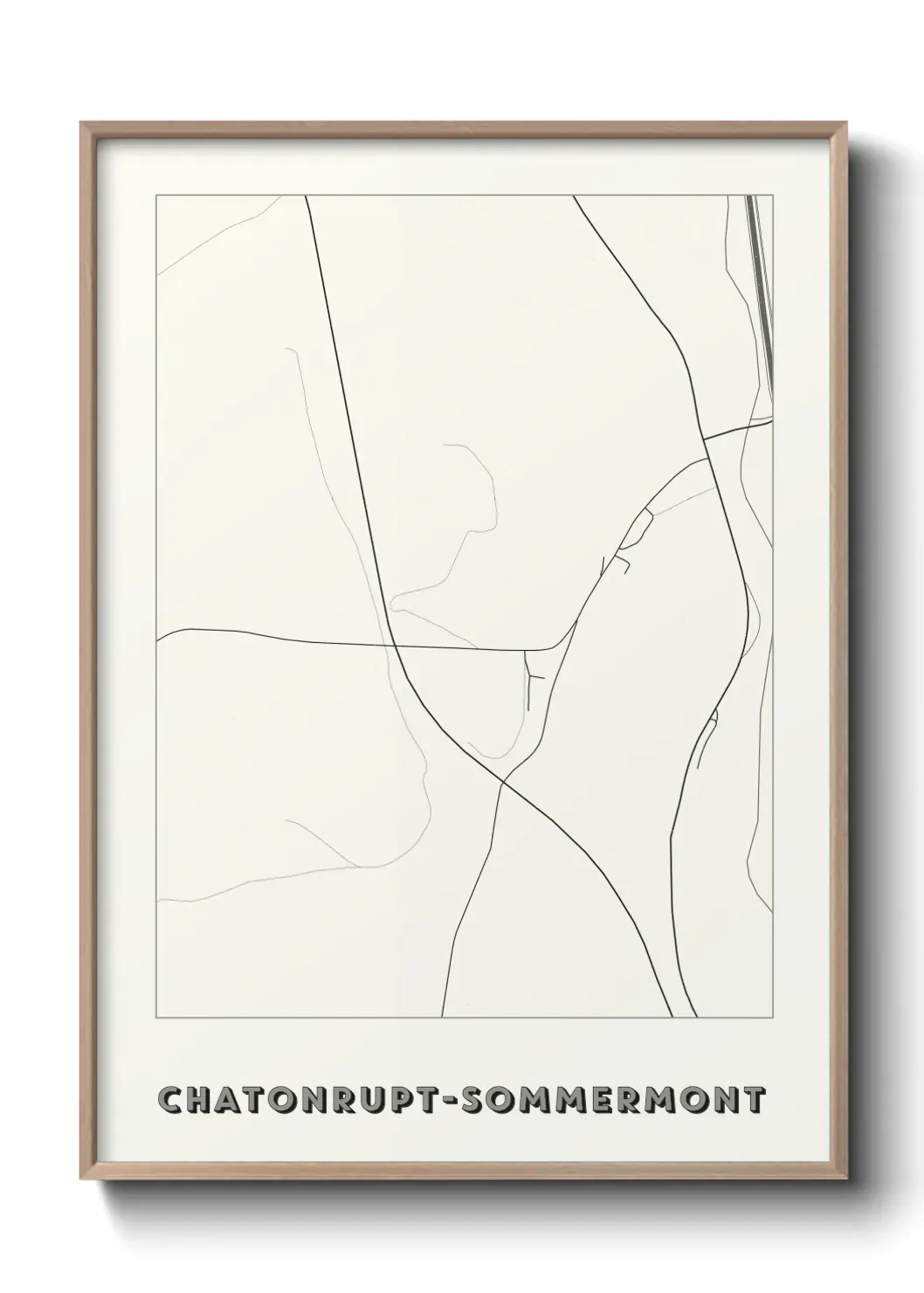 Un poster carteChatonrupt-Sommermont