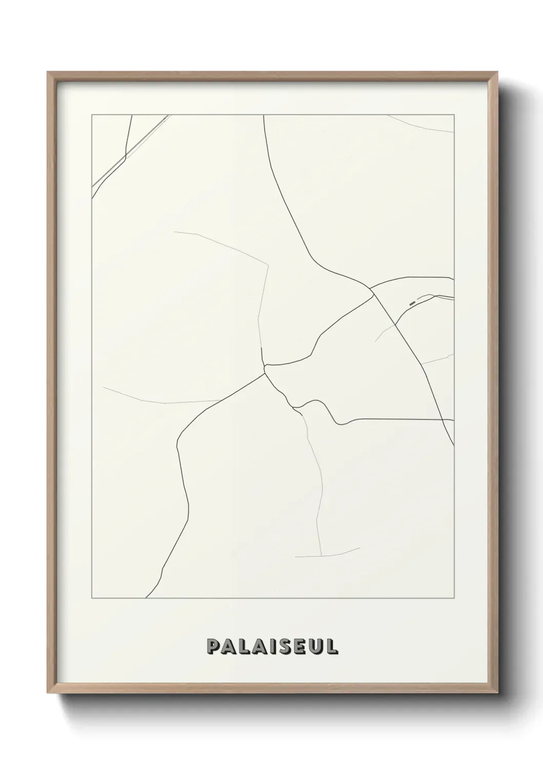 Un poster carte Palaiseul
