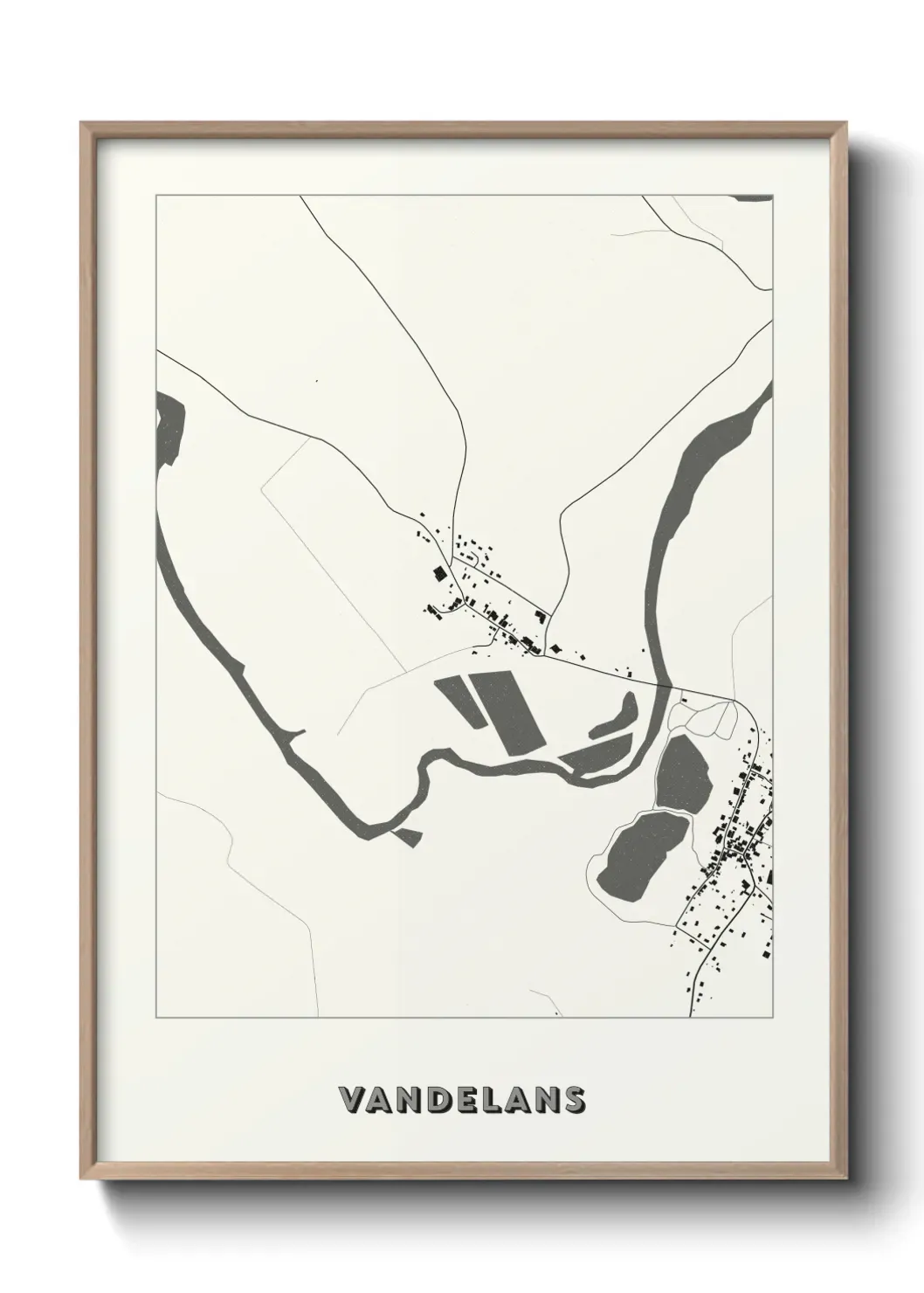 Un poster carte Vandelans