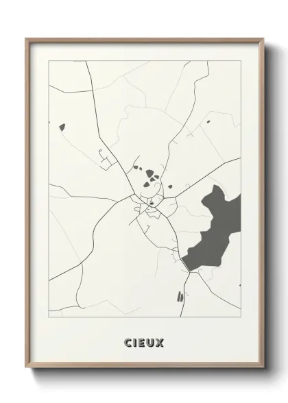 Une affiche de carte sur Cieux