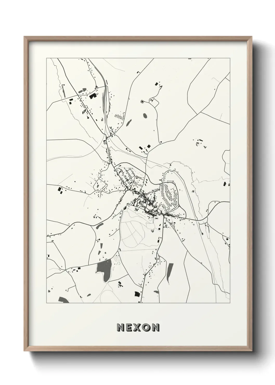 Un poster carte Nexon