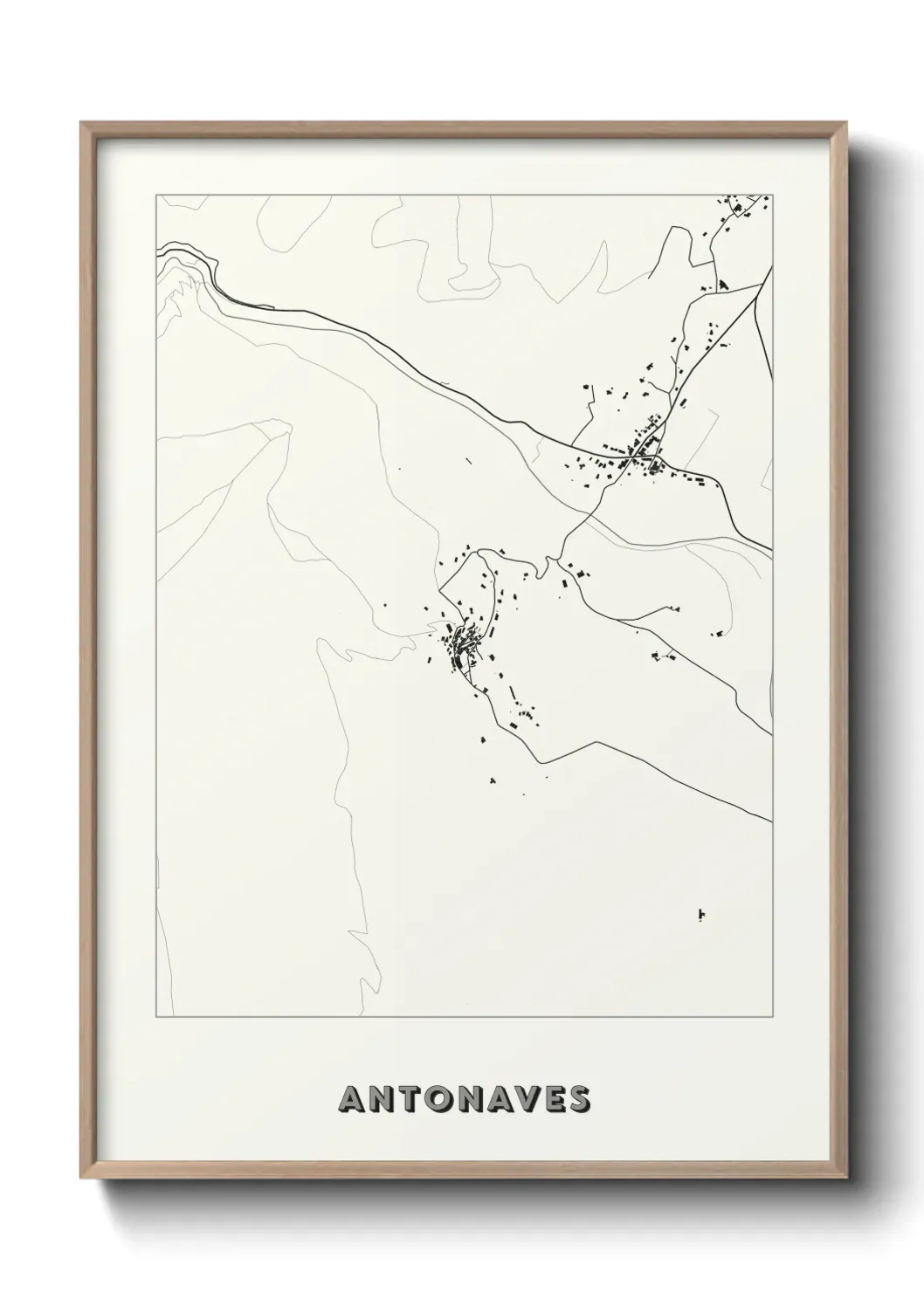 Un poster carte Antonaves