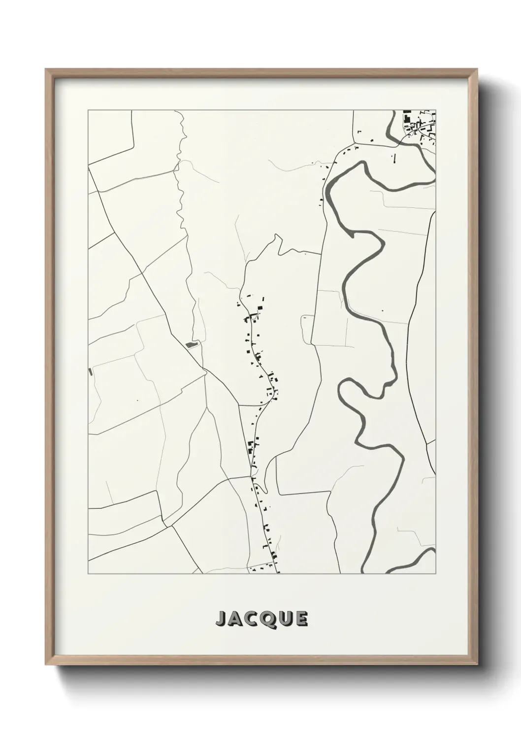 Un poster carte Jacque
