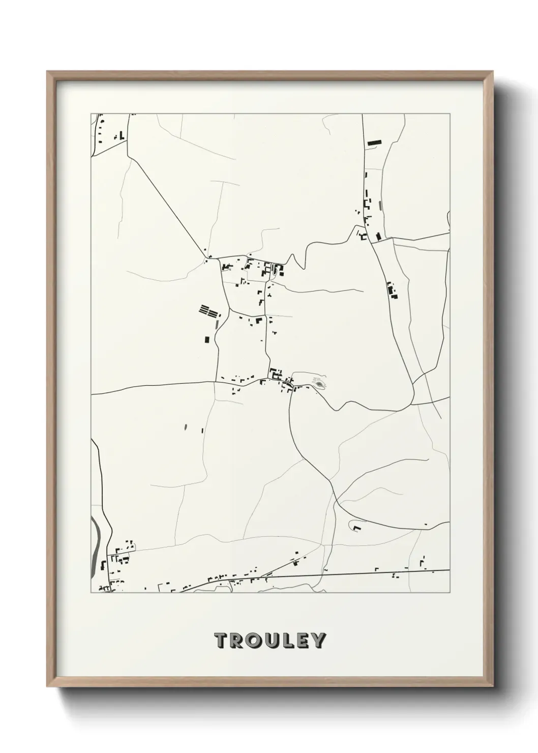 Un poster carte Trouley