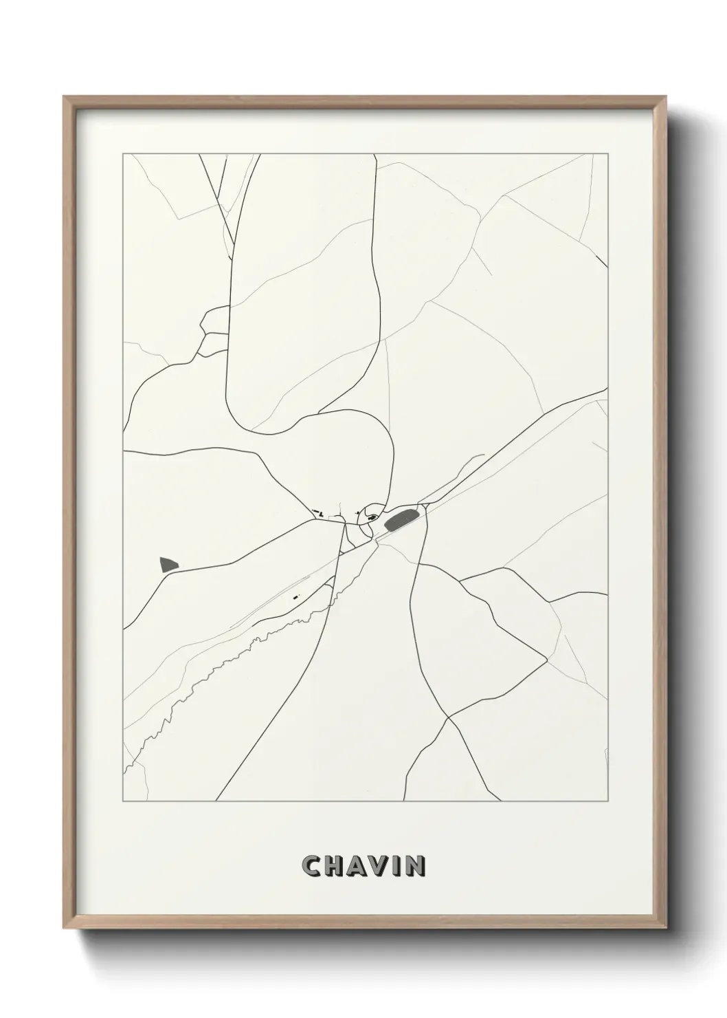 Un poster carte Chavin