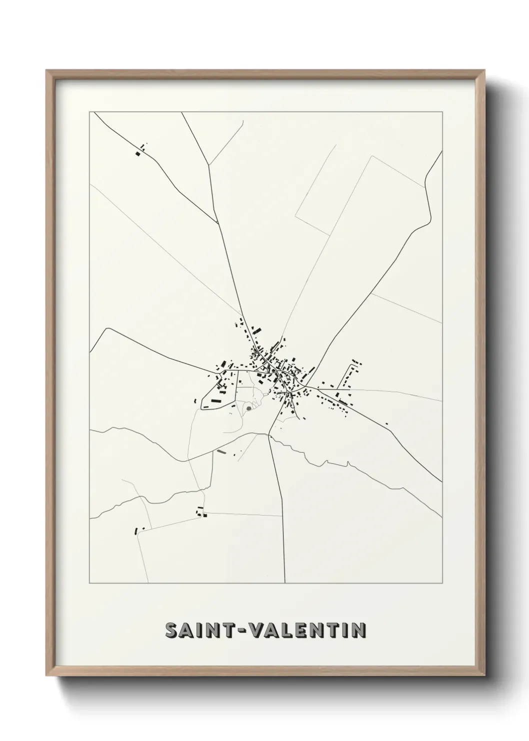 Un poster carteSaint-Valentin