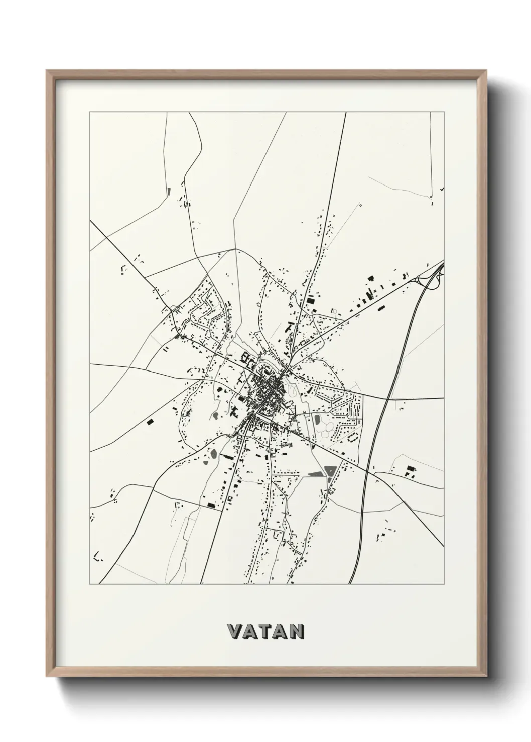 Un poster carte Vatan