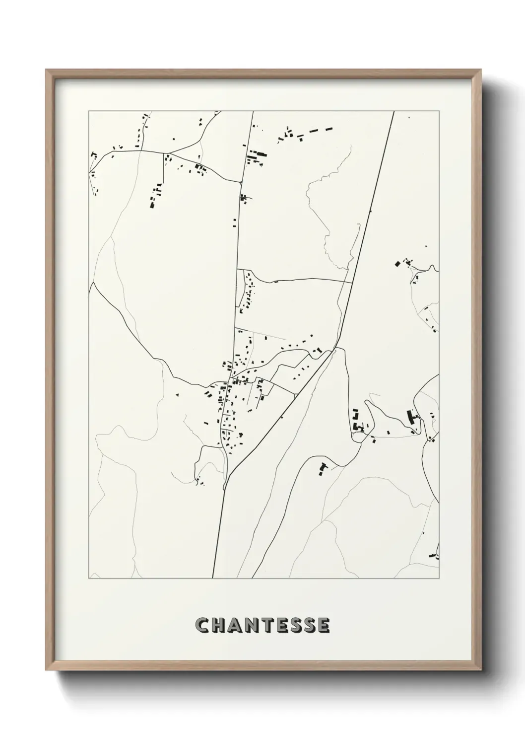 Un poster carte Chantesse