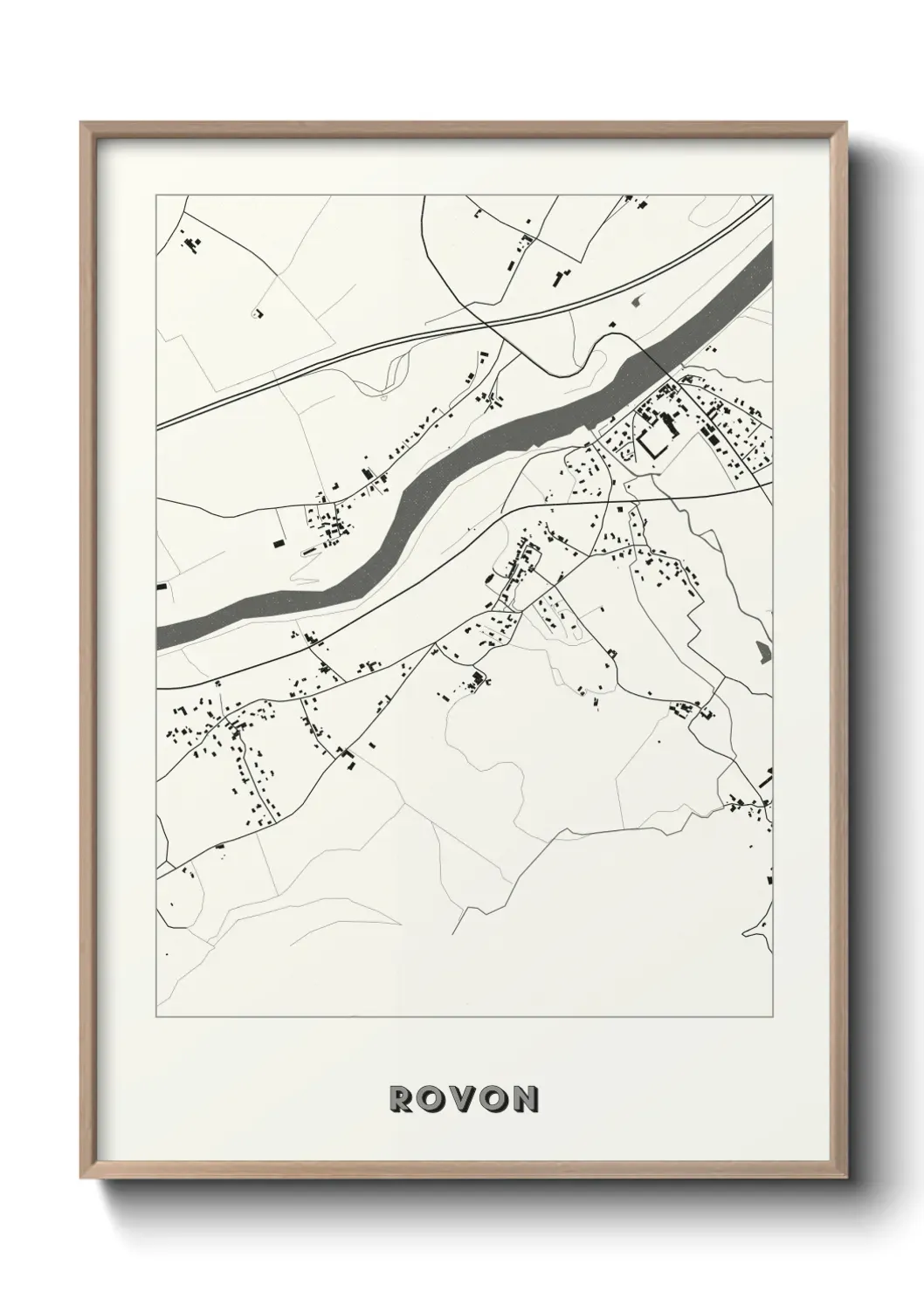 Un poster carte Rovon