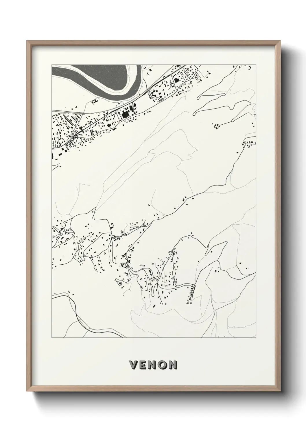 Un poster carte Venon
