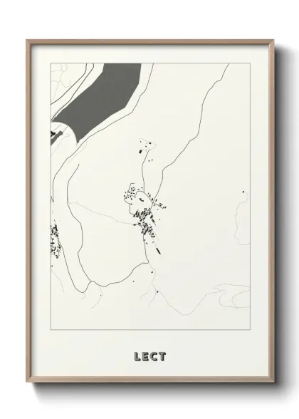 Une affiche de carte sur Lect